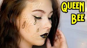 queen bee diy halloween makeup tutorial