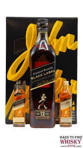black label miniatures gift pack whisky