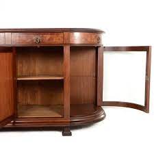 French Mahogany Buffet With Curved