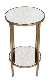 Antique mirror coffee table the attractive mirrored coffee table. Martini Mirrored Side Table Petite Antique Gold Interiors Online