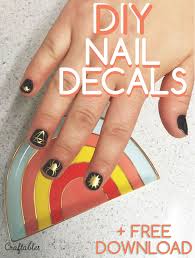 Color your fingers with our wide selection of nail polishes and accessories. How To Make Your Own Nail Decals Ten Free Downloads Nail Decals Diy Nail Decals Diy Vinyl Nails
