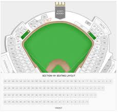 Kauffman Stadium Seating Chart With Seat Numbers Seating Chart