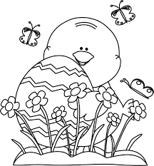 white spring easter clip art