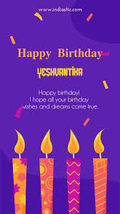 yeshvantika create happy birthday image