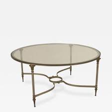 French 1940s Round Metal Coffee Table