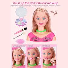 barbie doll head for hair styling toys