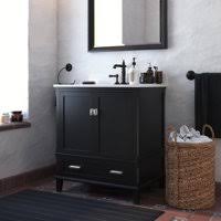 Some sets include bathroom vanities with mirrors, faucets, or both mirrors and faucets. Bathroom Vanities Walmart Com