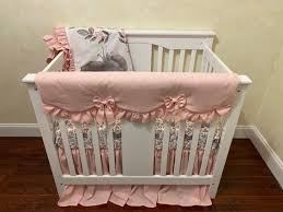 Baby Girl Mini Crib Bedding Blush