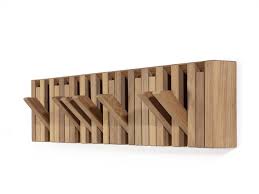 Wall Mounted Wooden Coat Rack Xylo By