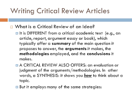 London School of Journalism  Writing Critical Analysis Papers   Schoodie com Example of an Effective Critical Analysis Essay