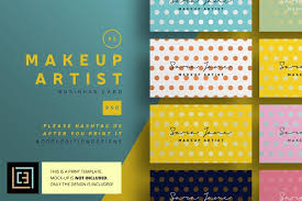 makeup artist business card bc085