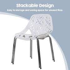 Jaxpety Stackable Plastic Outdoor Patio