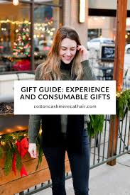 gift guide experience and consumable gifts