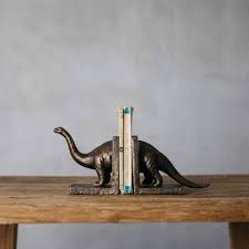 dinosaur bookends by all things