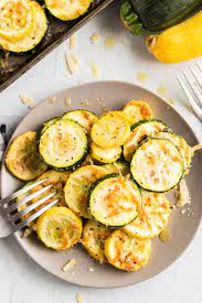 oven roasted zucchini and squash made
