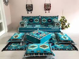 Sectional Sofa With Ottoman Pouf