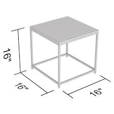 Saf Co Accent Table Square 16