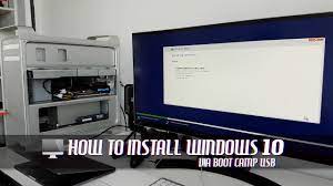 how to install windows 10 via boot c