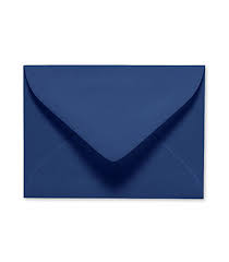 navy blue mini envelope gift card