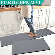 floor rug carpet anti oil pu mat grey
