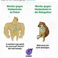 Das böse ende nahm einen langen anlauf, ist nach einer. Werder Bremen Die Besten Netzreaktionen Zur Relegation Gegen Heidenheim News