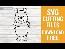 You can use cut files with silhouette studio, cricut for your diy projects. Winnie Pooh Svg Free Cartoon Svg Best Disney Svg Files Instant Download Shirt Design Free Vector Files Outline Svg Bear Svg Png 0595 Freesvgplanet