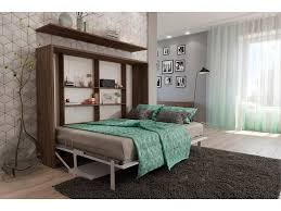 Spazio Full Size Wall Bed With Desk