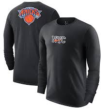 Visit espn to view the new york knicks team schedule for the current and previous seasons. Men S New York Knicks Nike Black 2020 21 City Edition Courtside Multi Logo Long Sleeve T Shirt