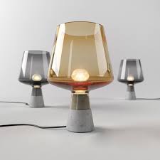Bedside Table Lamps Cement Desk Lamps