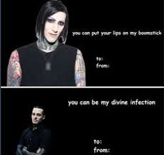 Keep it lighthearted with humorous valentine ecards for those who love to laugh! Motionless In White Valentine S Day Card Motionless In White Funny Band Pictures Band Humor