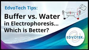 buffer versus water in electropsis