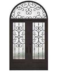 Double Door With Round Transom