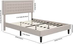 homfa queen size bed frame modern