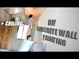 Diy Concrete Wall Painting Pinoy Style