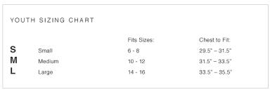Size Guide Oh Yeah Apparel