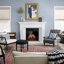 Electric Fireplace Insert 2 Heating