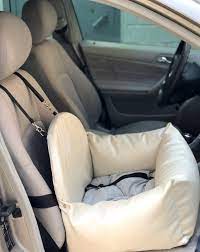 Dog Car Seat With Cream Pillow