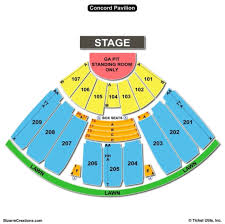 concord pavilion seating chart