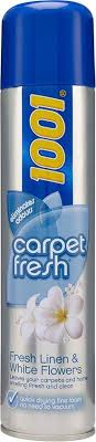 1001 carpet spray fresh linen white