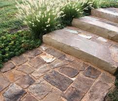 use flagstone steps to make a hill safe