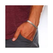 Stylish Stainless Steel Silverly Bali Foxtail Chain Bracelet