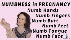 numbness and tingling during pregnancy