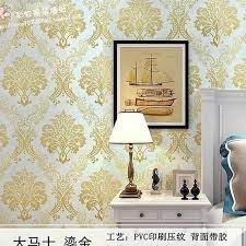 Wps162 Mocca Wallpaper Batik Gold Dan