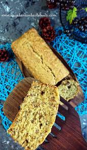 This banana walnut cake tastes great with cream cheese frosting but just to keep it a little healthy i have skipped the icing. Eggless Banana Cake Recipe How To Make Eggless Banana Walnut Cake Recipe Vegetarian Tastebuds