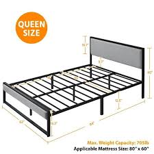 Used Upholstered Bed Frame With Strong