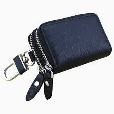 Unisex Genuine Leather Wallet Car Key