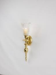 Solid Brass Wall Sconce Hollywood
