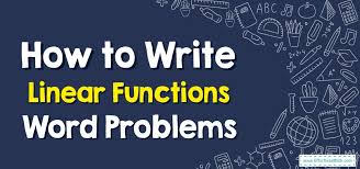Linear Functions Word Problems
