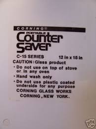Corning Portable Glass Counter Saver