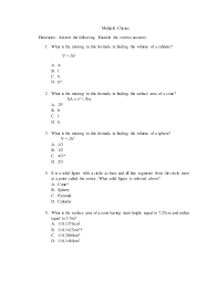 Period        Test    Document Based Question and Essay